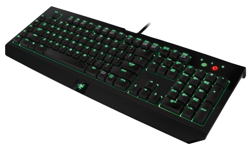 Close-up of the Razer Huntsman Signature Edition Keyboard, showing its polished metallic finish and keys
