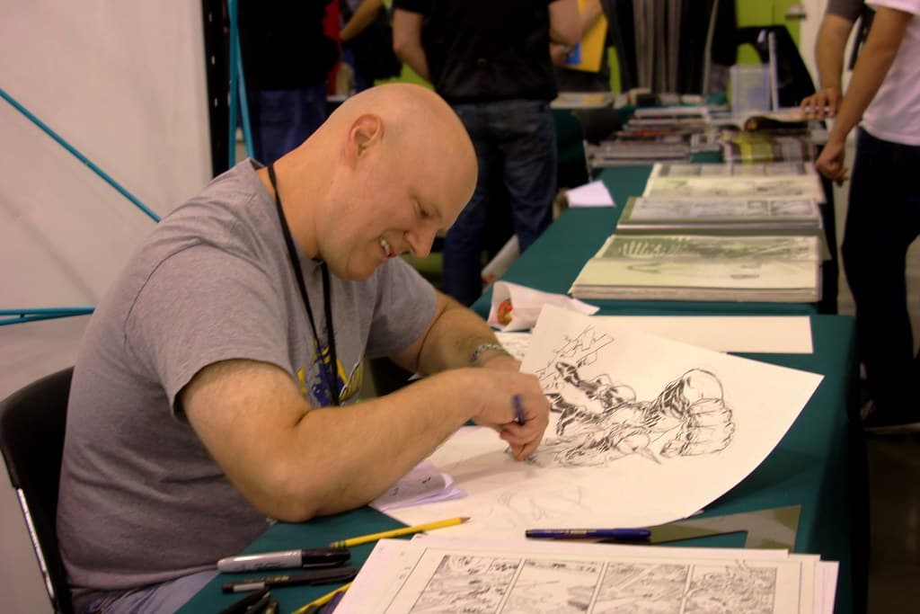 Cover art for Savage Dragon #280, featuring multiple characters in a dynamic pose